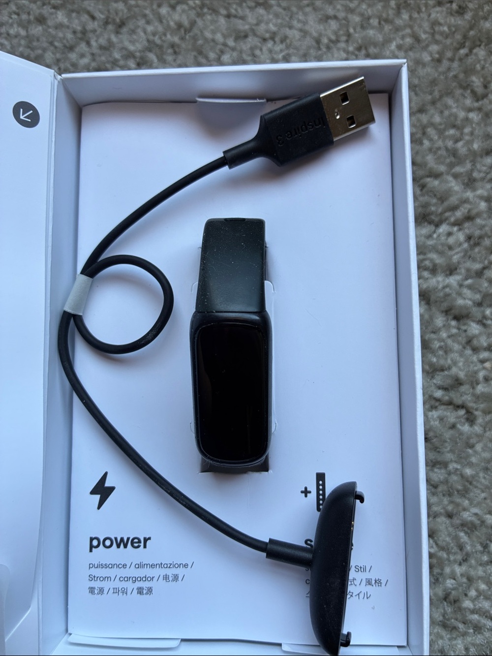 fitbit Inspire 3 in Black - Picture 2 of 3